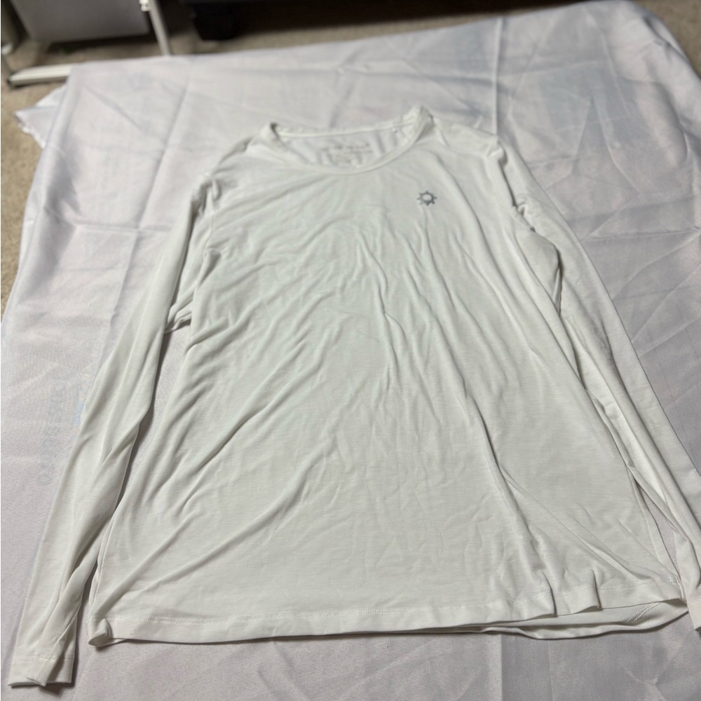 Peter Millar White Crew Neck Tee Large - image 2